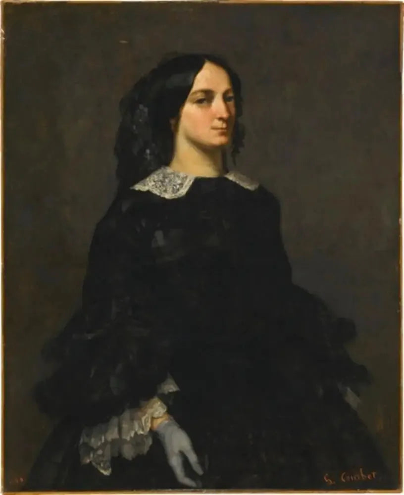 Portrait de Mme Charles Maquet - Gustave Courbet image 1 reproduction d’œuvre d’art à l’huile