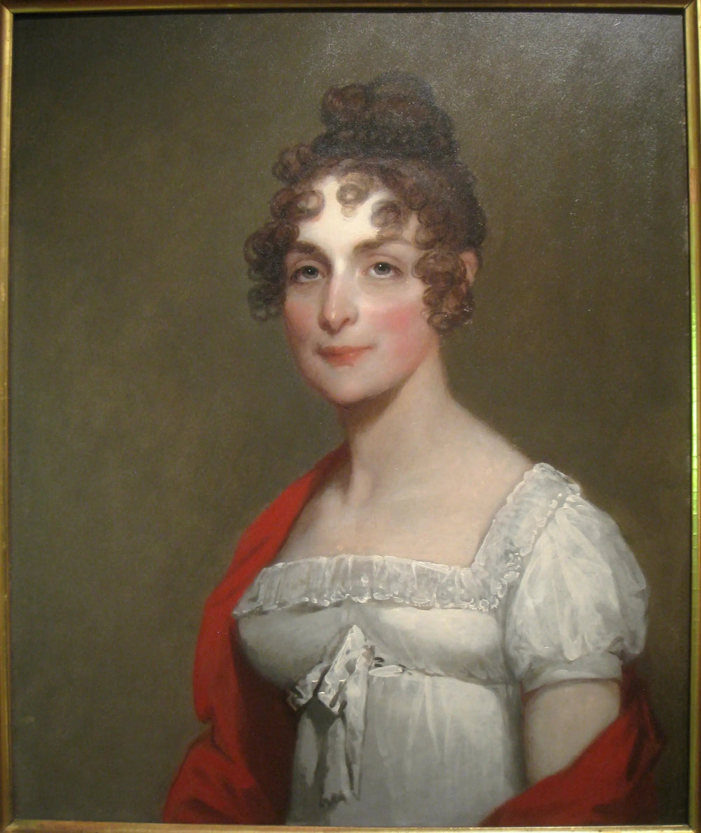 Portrait de Mme Francis Welch (Margaret Crease Stackpole) - Gilbert Stuart image 1 copie peinte à la main à l’huile