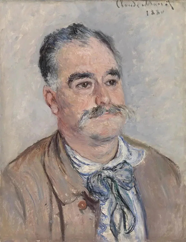 Portrait de Monsieur Coqueret (père) - Claude Monet image 1 tableau peint à l’huile sur toile
