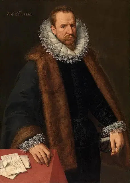 ภาพเหมือนของ Nicolas de Hellincx ที่ปรึกษาของพระมหากษัตริย์ - Frans Pourbus the Younger