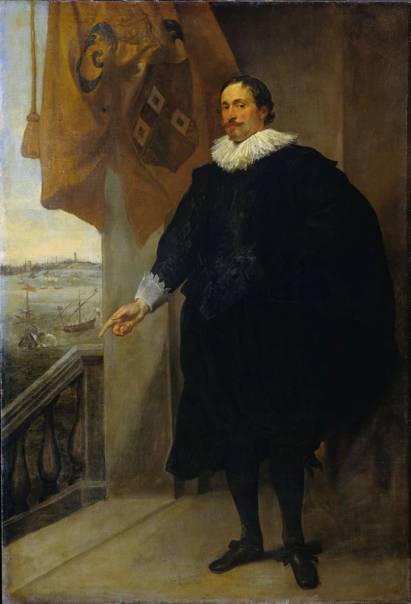 ภาพเหมือนของ Nicolas van der Borght. พ่อค้าแห่งแอนต์เวิร์ป - อองตวน ฟาน ไดค์