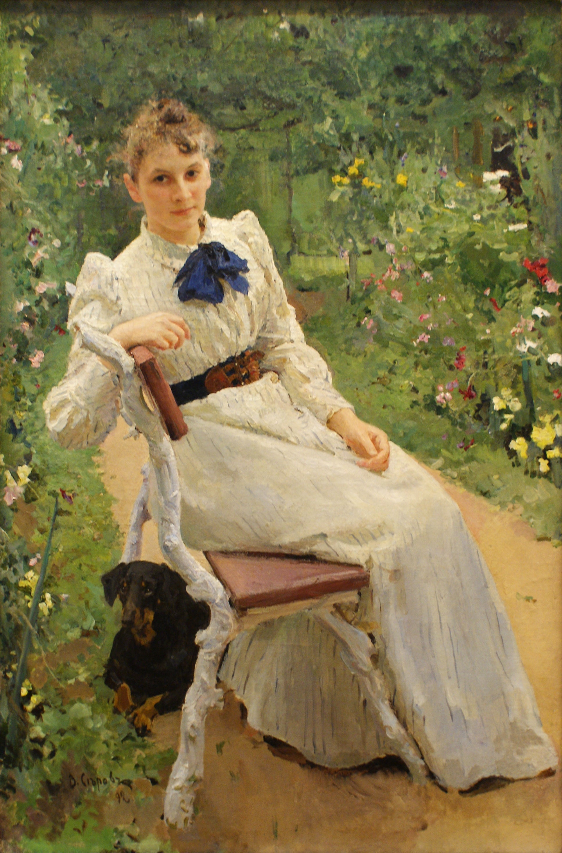 Portrait de O. F. Tomara - Valentin Serov