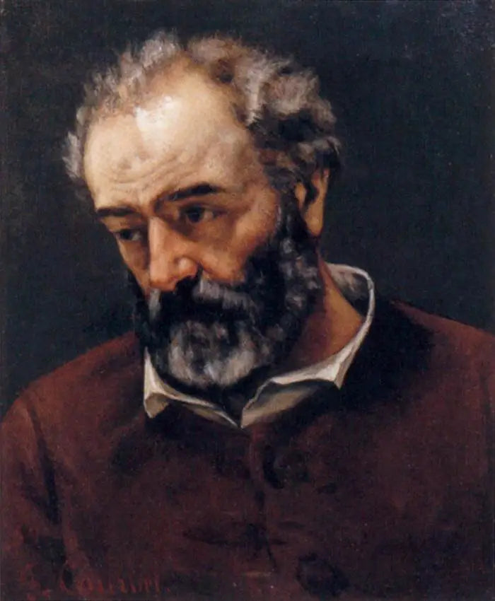 ภาพเหมือนของ Paul Chenavard - Gustave Courbet