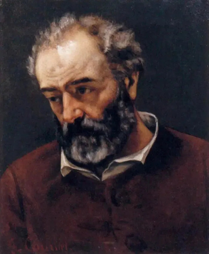 ภาพเหมือนของ Paul Chenavard - Gustave Courbet