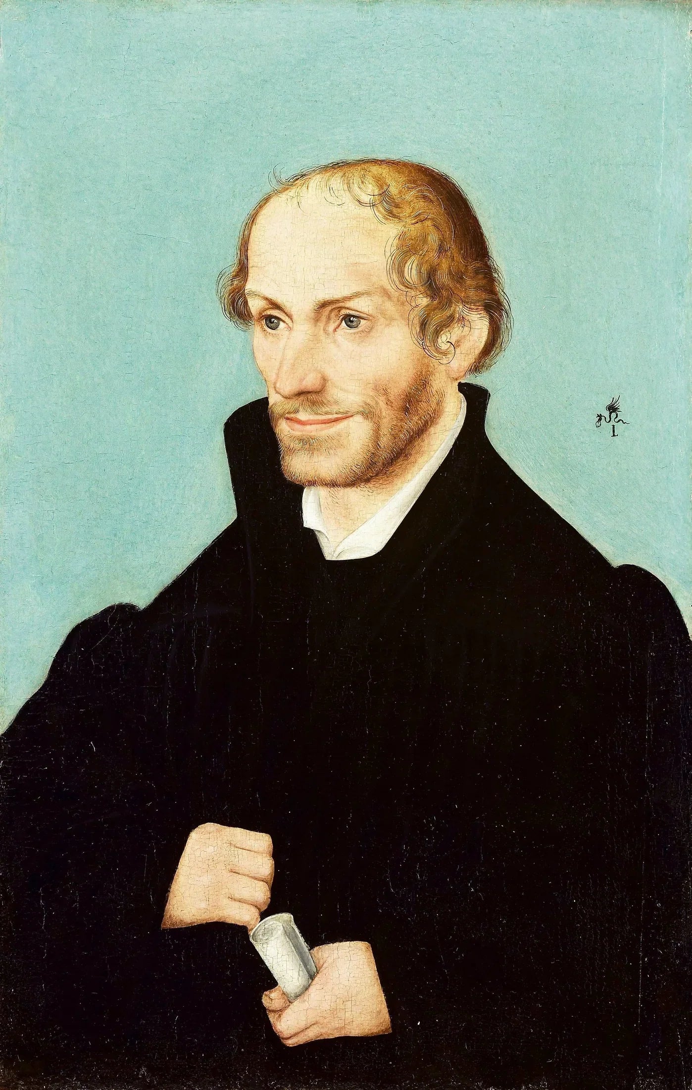 Portrait de Philipp Mélanchthon - Lucas Cranach the Elder image 1 copie peinte à la main à l’huile