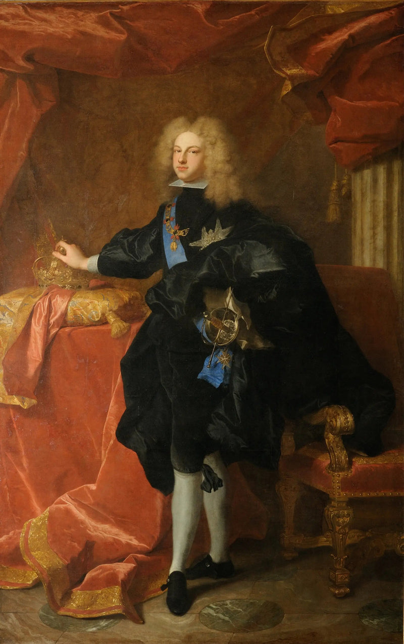 ภาพเหมือนของฟิลิปป์ที่ 5 กษัตริย์แห่งสเปน - Hyacinthe Rigaud