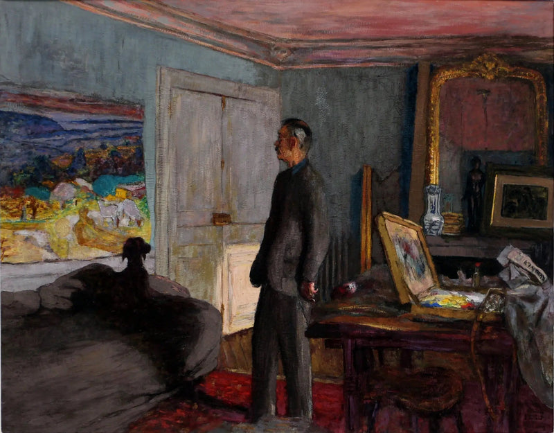 ภาพเหมือนของ Pierre Bonnard - Édouard Vuillard