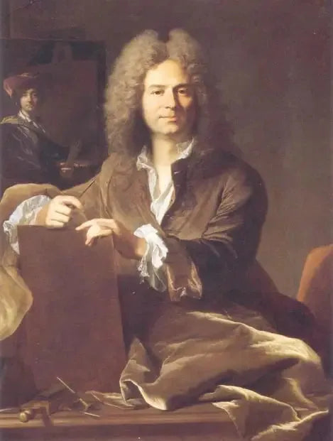 ภาพเหมือนของ Pierre Drevet - Hyacinthe Rigaud