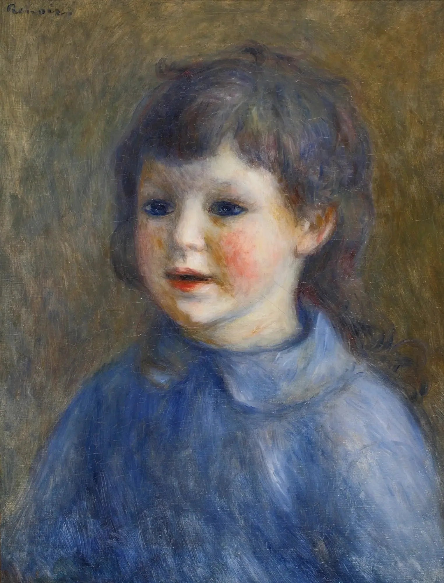 Portrait de Pierre Renoir - Pierre-Auguste Renoir image 1 reproduction de peinture à l’huile