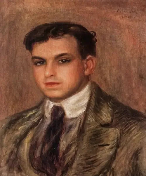Portrait de Pierre Renoir, fils de l'artiste. - Pierre-Auguste Renoir image 1 reproduction d’œuvre d’art à l’huile