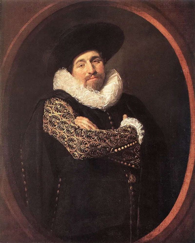 ภาพเหมือนของ (อาจเป็น) อิสซาค มาสซา (1586-1643) - ฟรานส์ ฮัลส์
