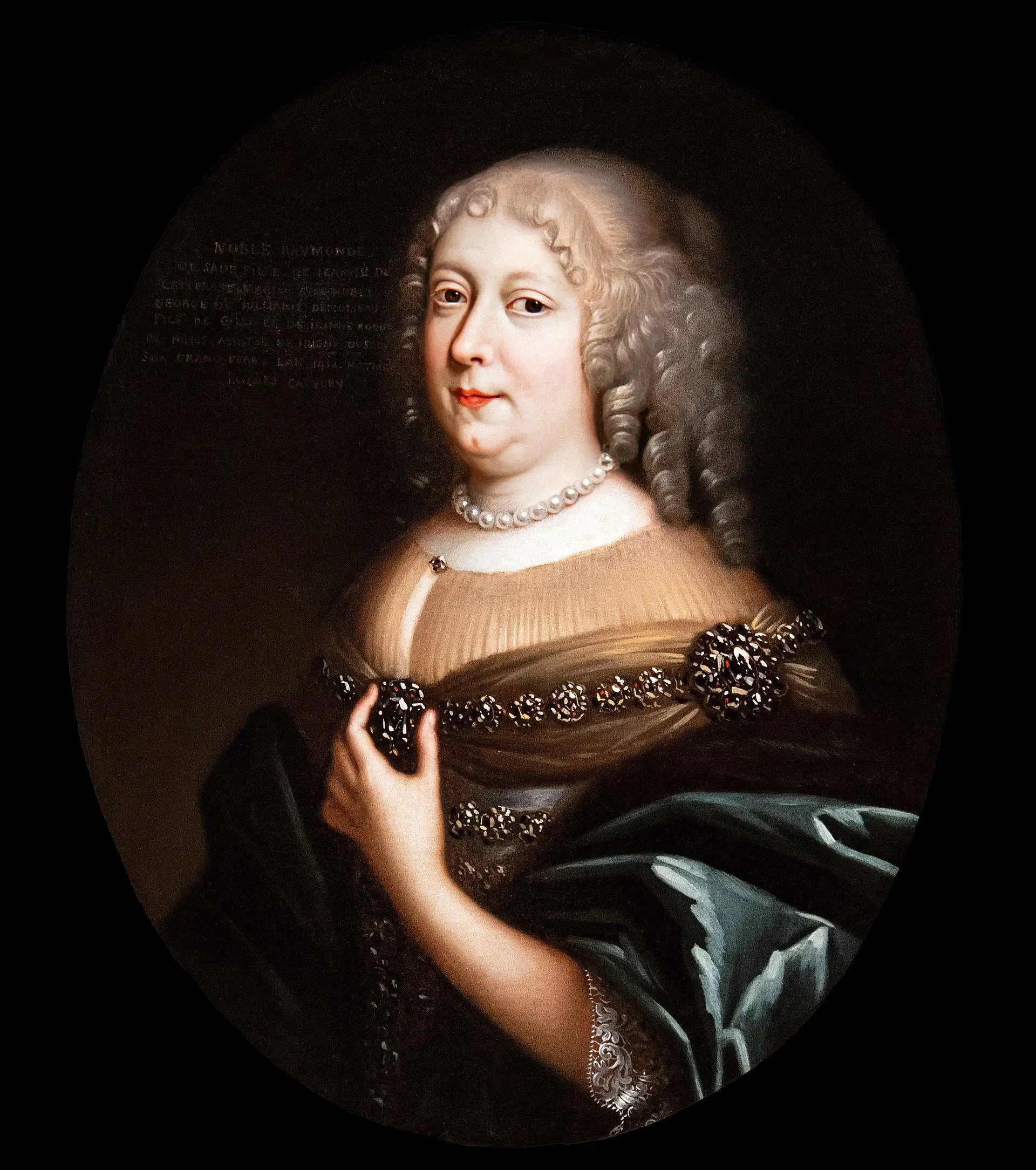 Portrait de Raymonde de Sade - Pierre Mignard image 1 reproduction artisanale de tableau