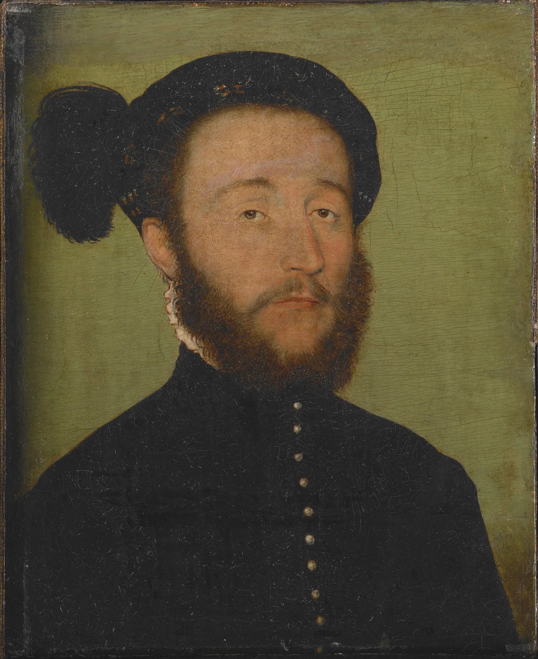 Portrait de René du Puy du Fou - Corneille de Lyon image 1 tableau peint à l’huile sur toile