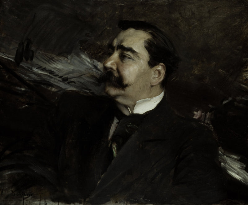 ภาพเหมือนของ Ruggiero Leoncavallo, 1858-1919 - Giovanni Boldini