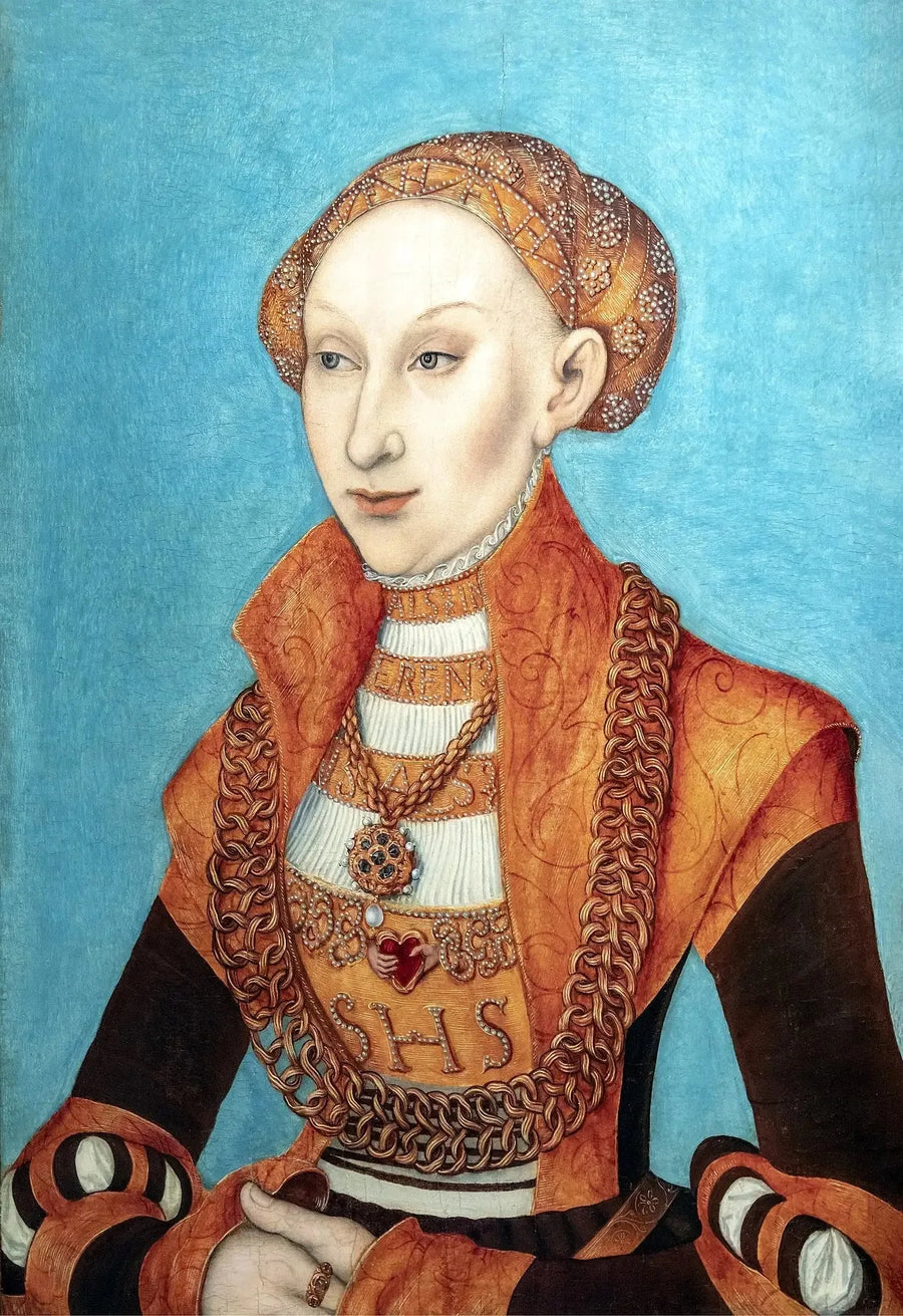 ภาพเหมือนของ Sibylle de Clèves, เจ้าหญิงแห่ง Sachsen - Lucas Cranach the Elder