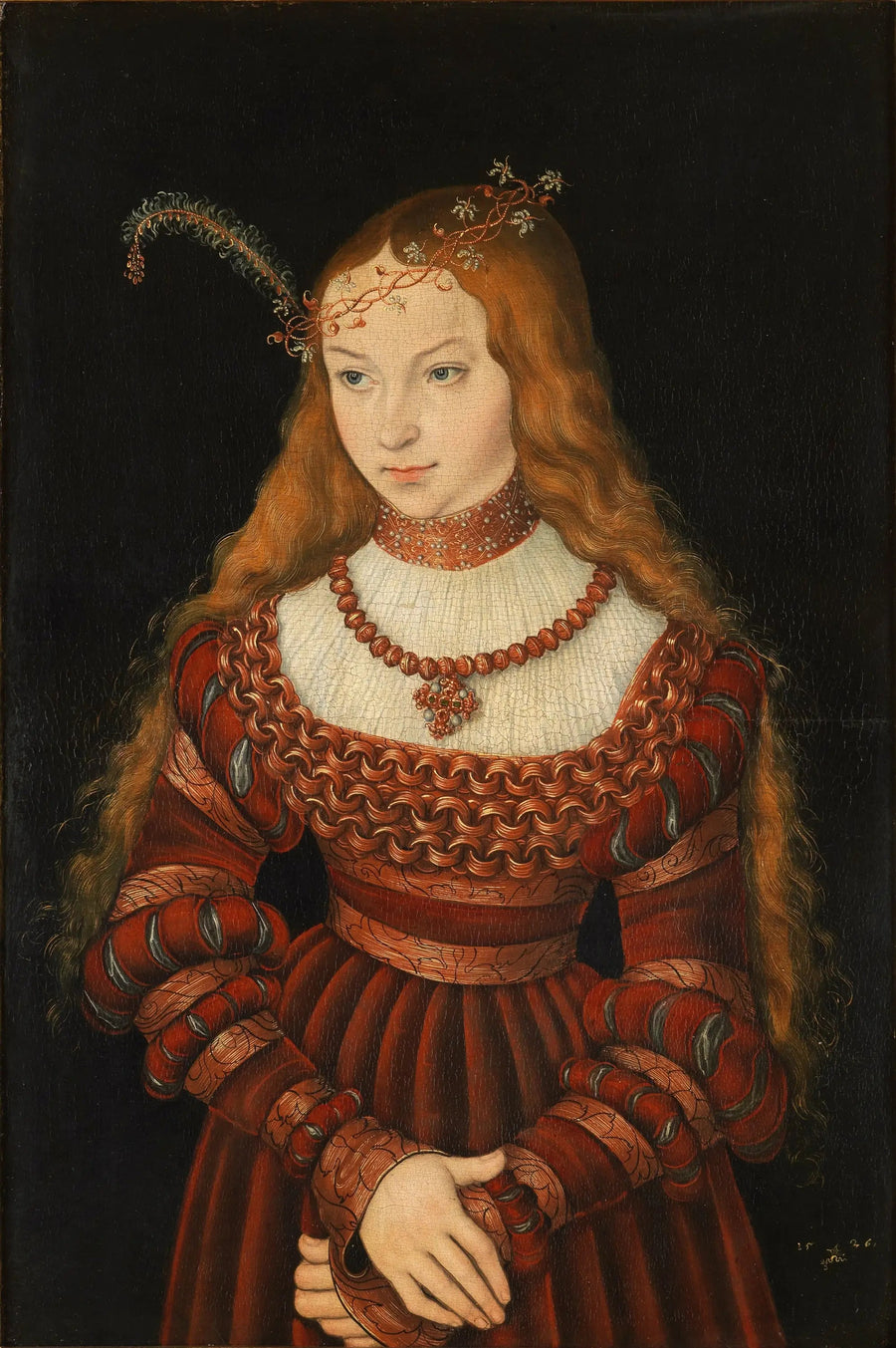 ภาพเหมือนของ Sibylle von Cleve - Lucas Cranach the Elder