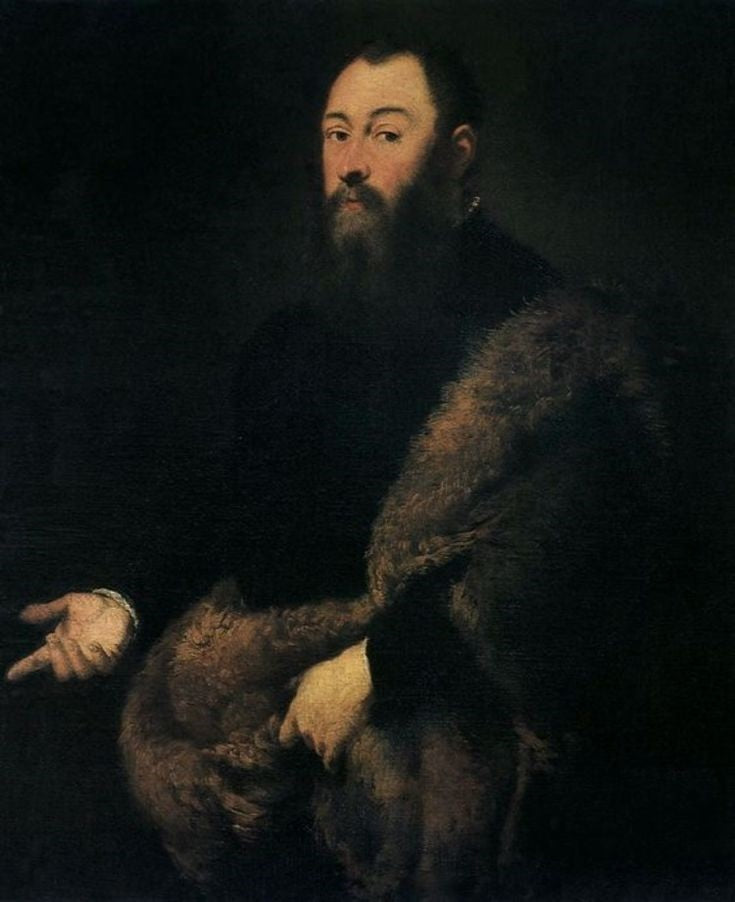 Portrait de Sigismond II Auguste (1520–1572) - Jacopo Tintoretto image 1 tableau peint à l’huile sur toile