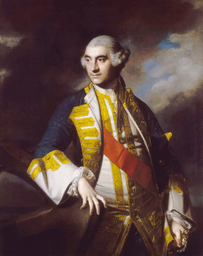 ภาพเหมือนของ Sir Charles Saunders (ประมาณ ค.ศ. 1715-1775) - โจชัว เรนลอว์ส