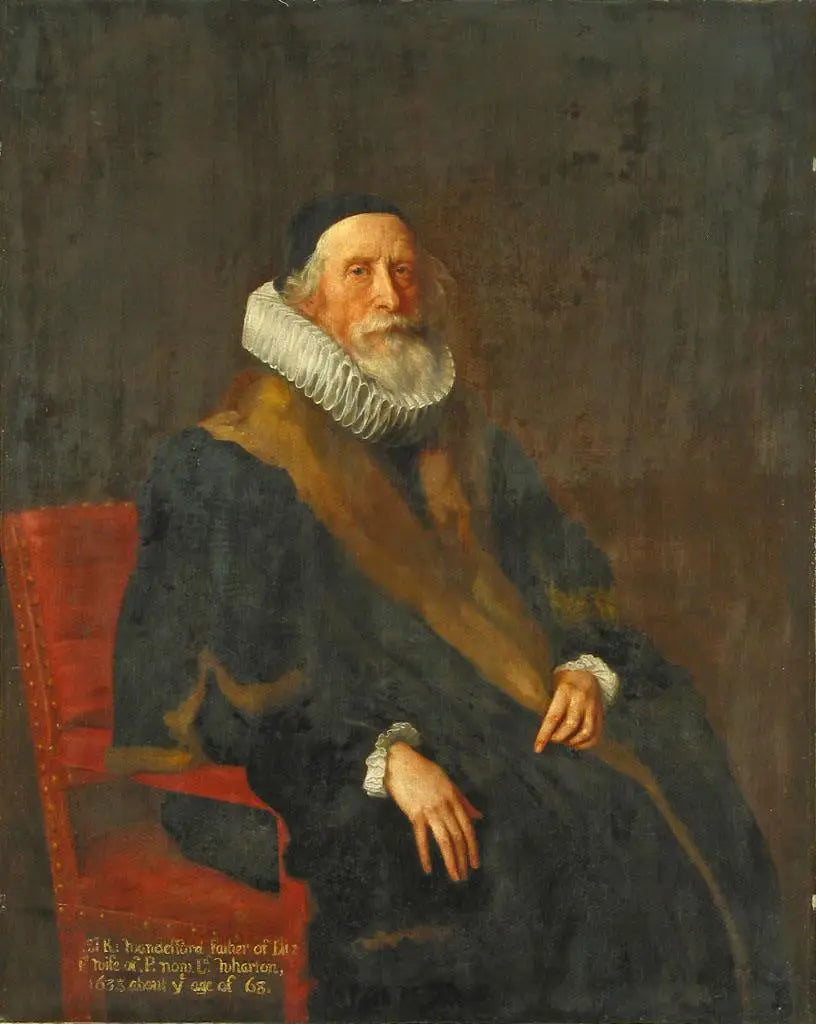 Portrait de Sir Rowland Wandesford (vers 1570 - après 1683) - Antoine van Dyck image 1 copie de tableau peinte à la main