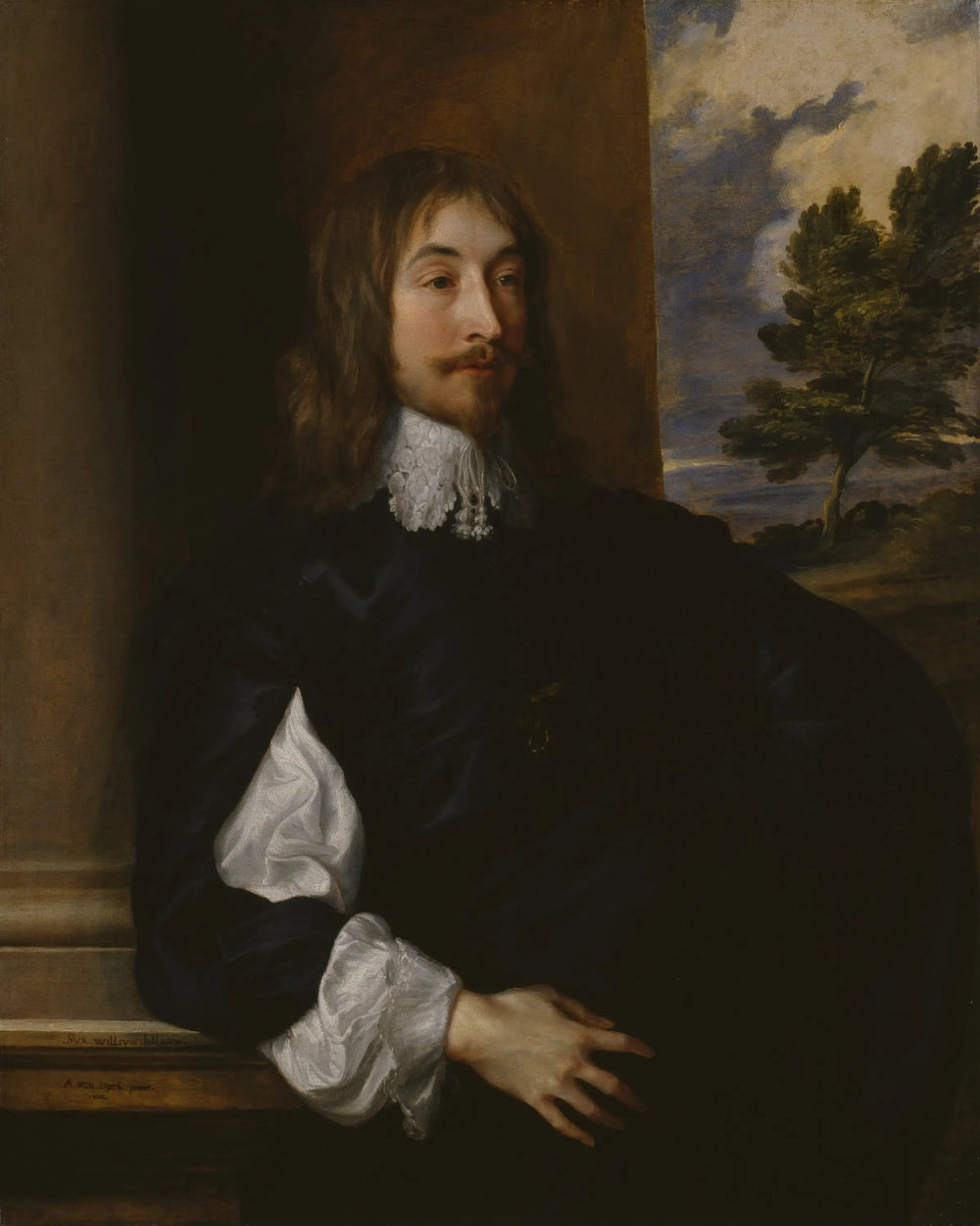 Portrait de Sir William Killigrew - Antoine van Dyck image 1 reproduction artisanale de tableau