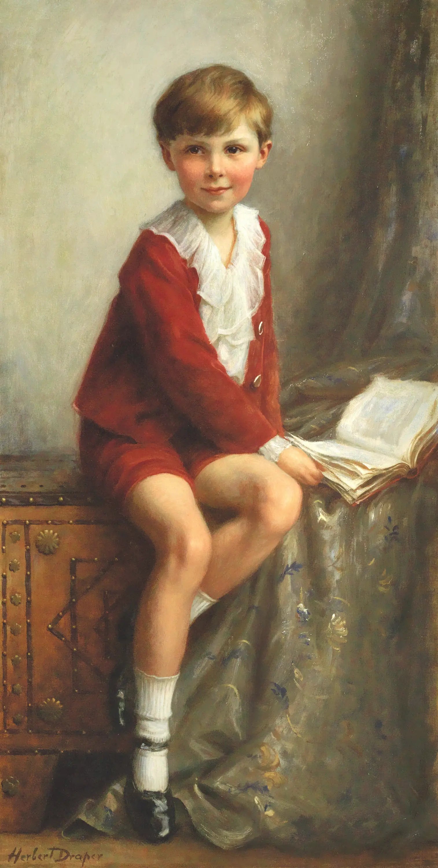 Portrait de Teddy - Herbert Draper - Alpha Reproduction