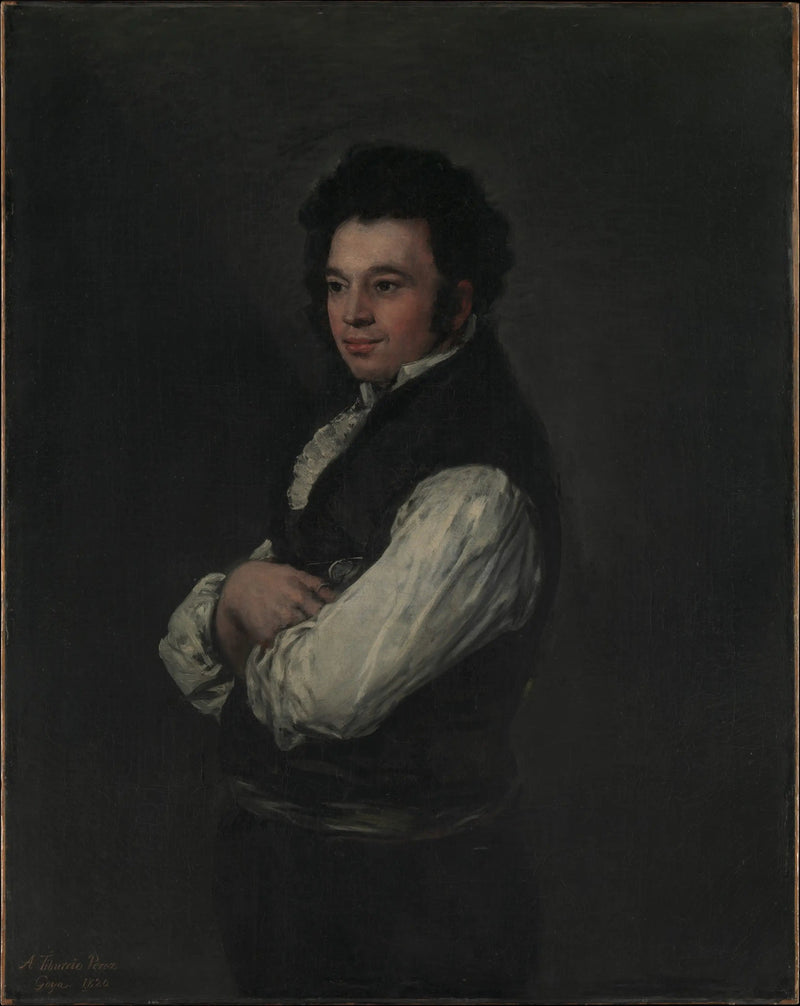 ภาพเหมือนของ Tiburcio Pérez y Cuervo สถาปนิก - Francisco de Goya