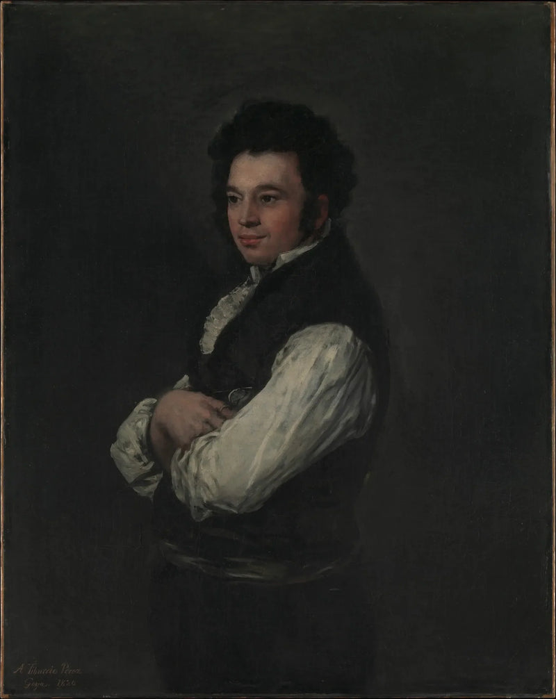 ภาพเหมือนของ Tiburcio Pérez y Cuervo สถาปนิก - Francisco de Goya