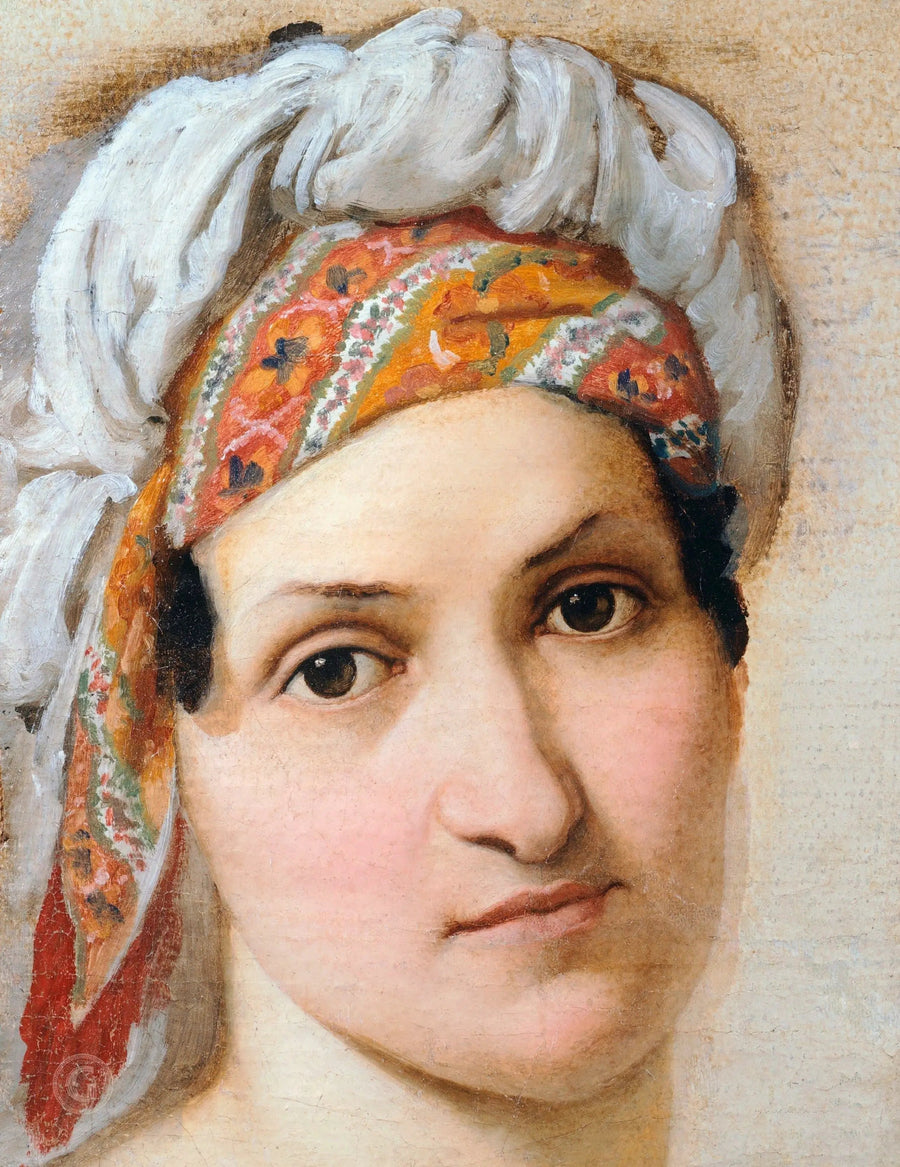 ภาพเหมือนของ Vincenza Scaccia แฟนสาวของศิลปิน - Francesco Hayez
