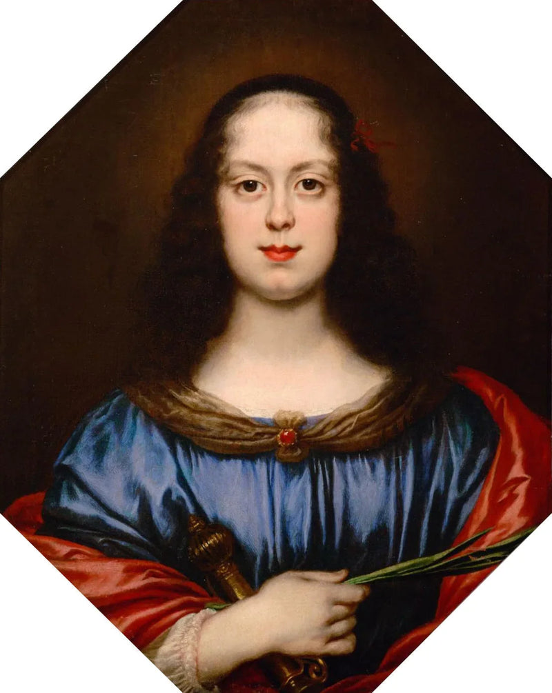 ภาพเหมือน Vittoria della Rovere (1622-1694) ในฐานะนักบุญ Catherine - Carlo Dolci