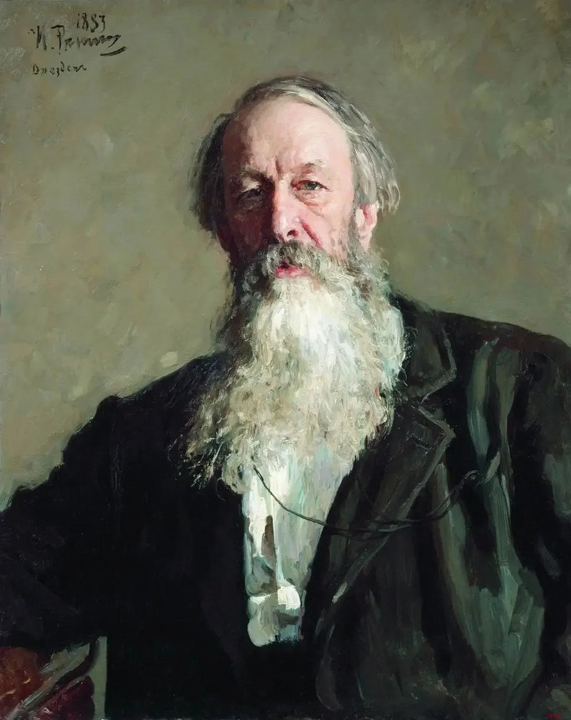 ภาพเหมือนของ Vladimir Stasov - Ilya Repin