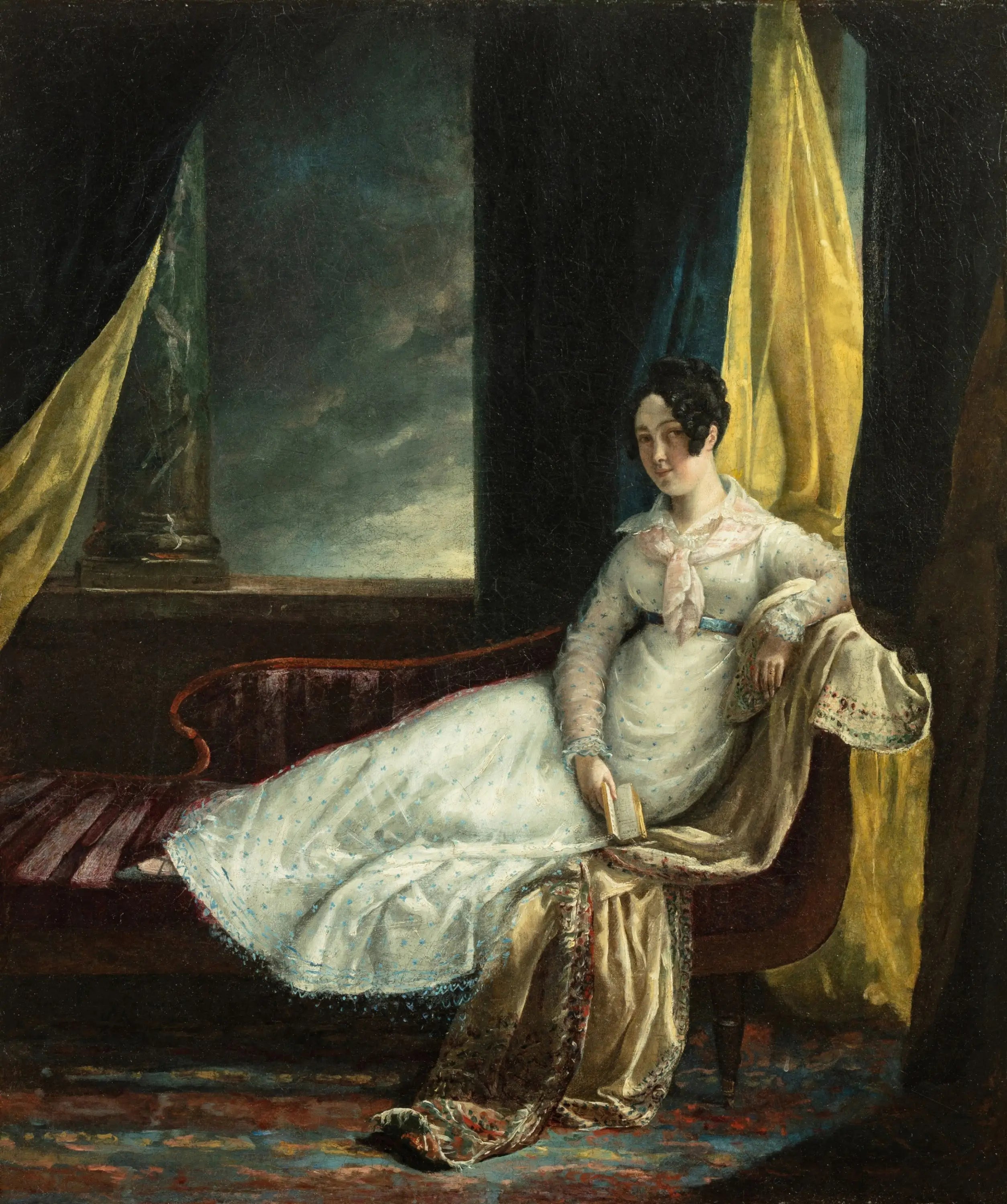 Portrait de Zoé Elmore - Théodore Géricault image 1 copie peinte à la main à l’huile