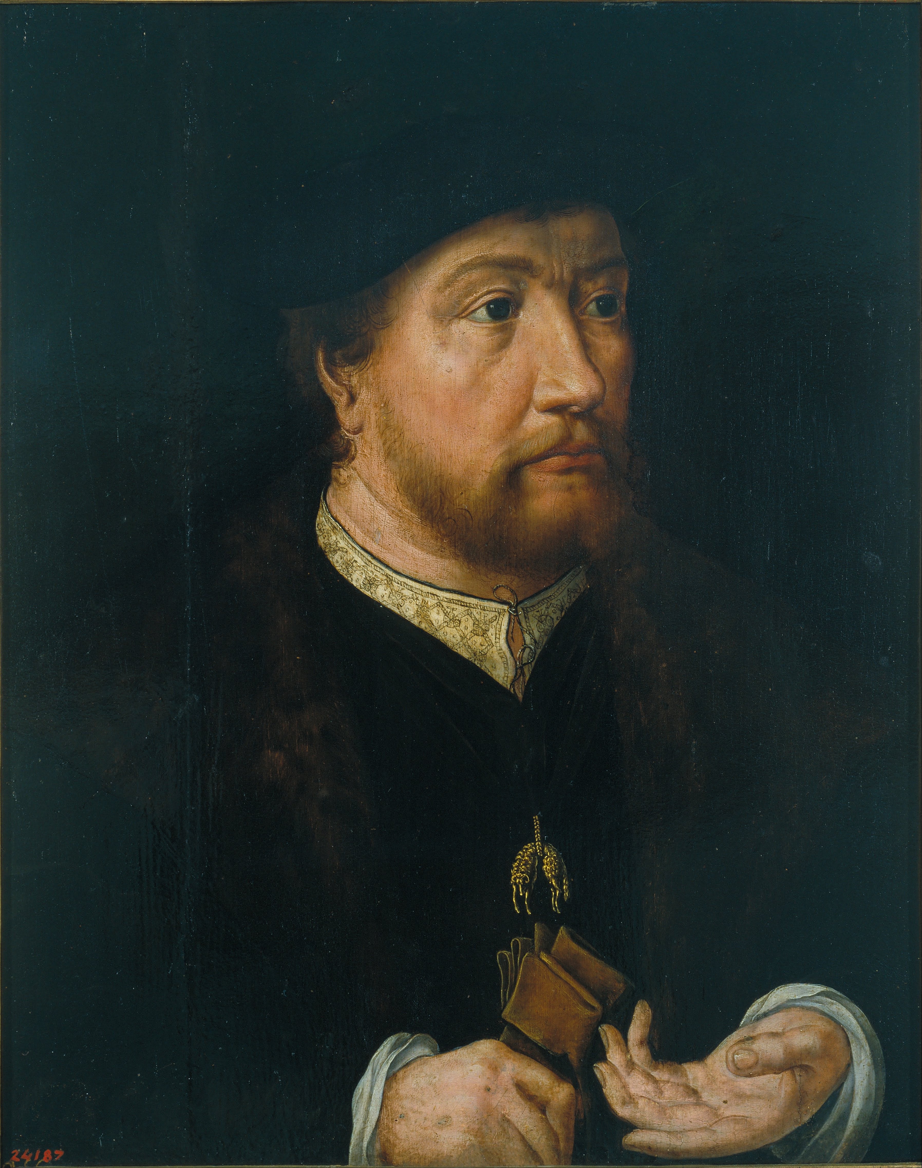 Portrait d’Henri III comte de Nassau - Jan Gossaert - Alpha Reproduction