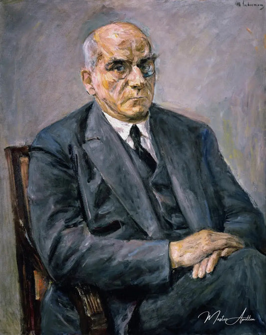 Portrait d'Otto Braun - Max Liebermann - Reproductions de tableaux et peintures haut de gamme