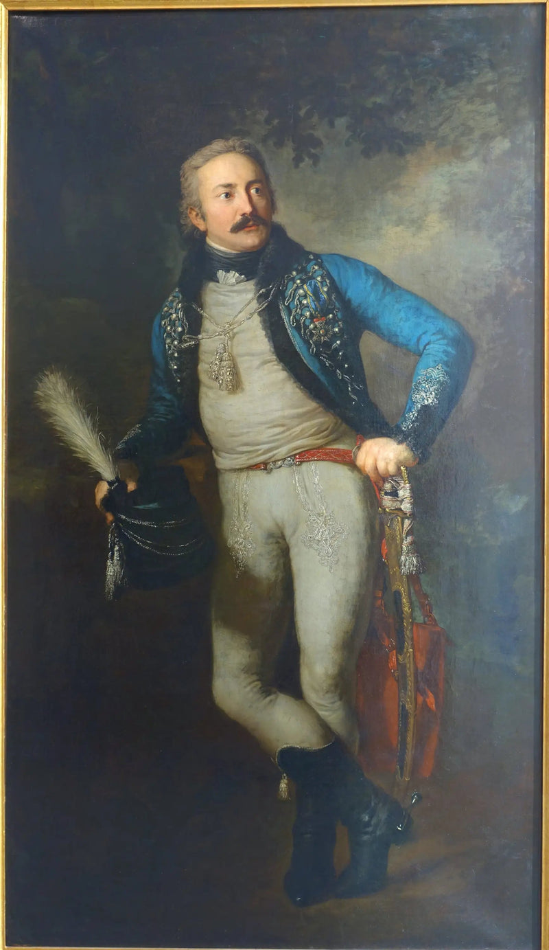 ภาพเหมือนของบารอน Johann Adolf von Thielmann - Anton Graff