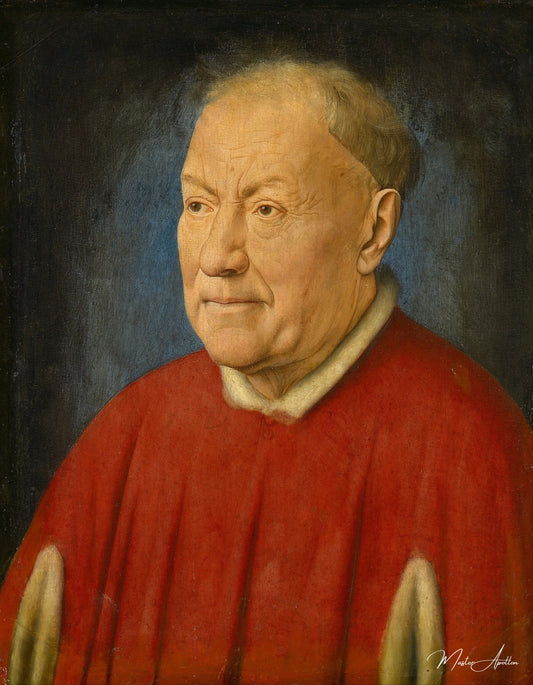 Portrait du Cardinal Niccolo Albergati - Jan Van Eyck - Reproductions de tableaux et peintures haut de gamme