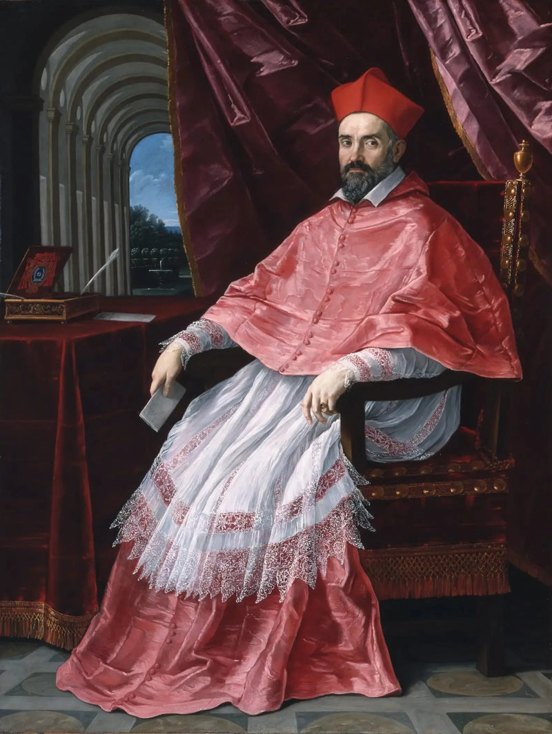 ภาพเหมือนของการ์ดินัล Roberto Ubaldino, เลกัลต์พระสันตะปาปาที่โบโลญญา - Guido Reni