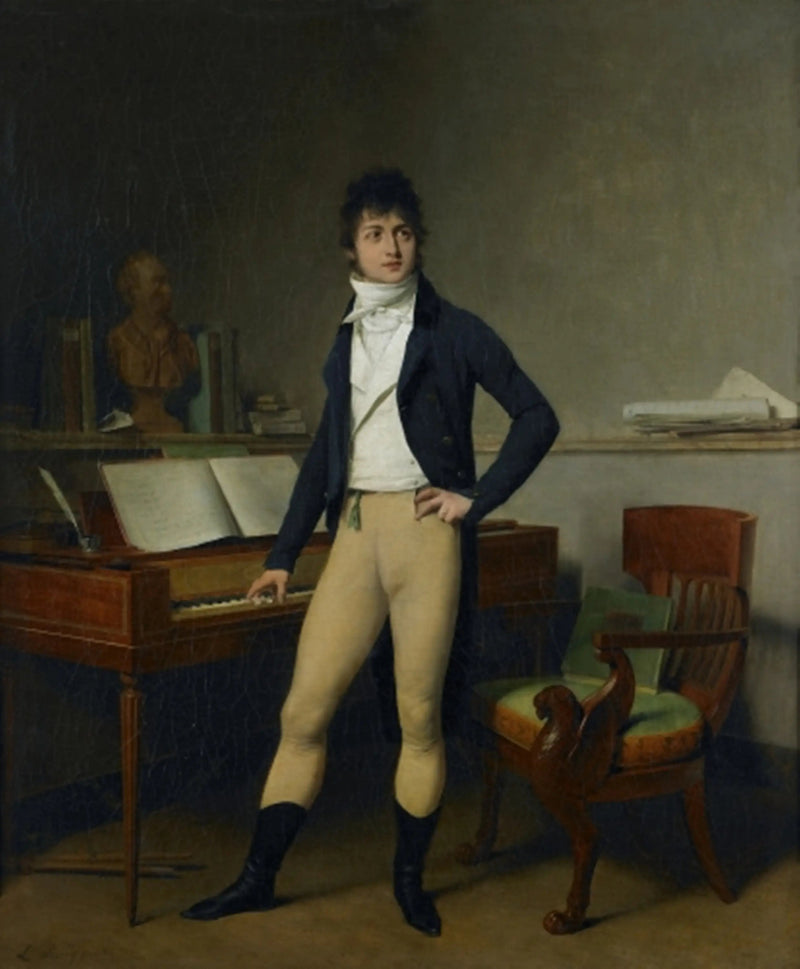 ภาพเหมือนของนักประพันธ์ François Adrien Boieldieu - Louis-Léopold Boilly