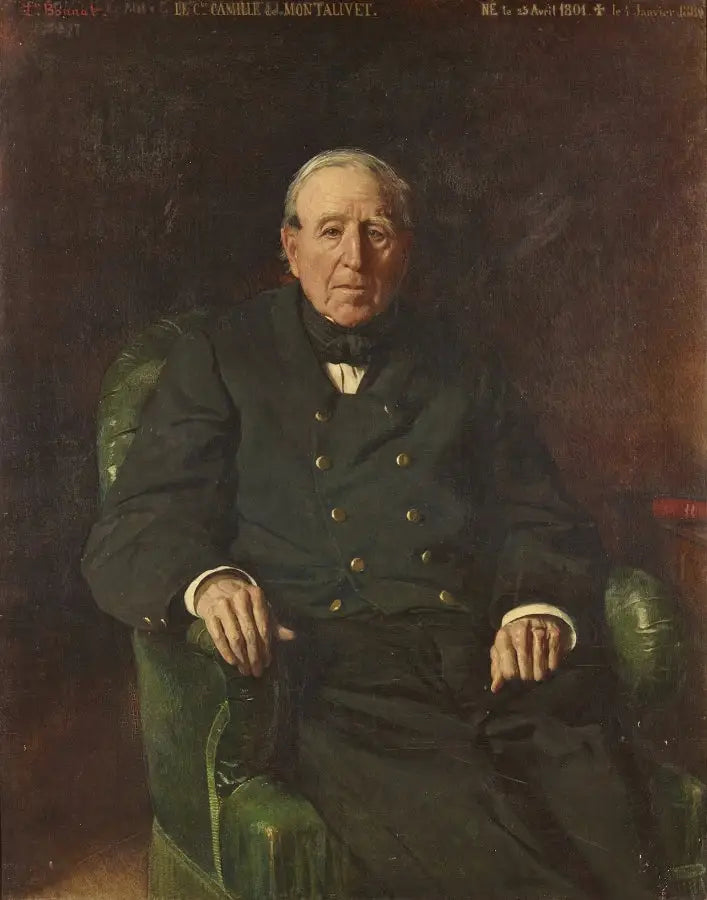 Portrait du comte de Montalivet - Léon Bonnat image 1 reproduction d’œuvre d’art à l’huile