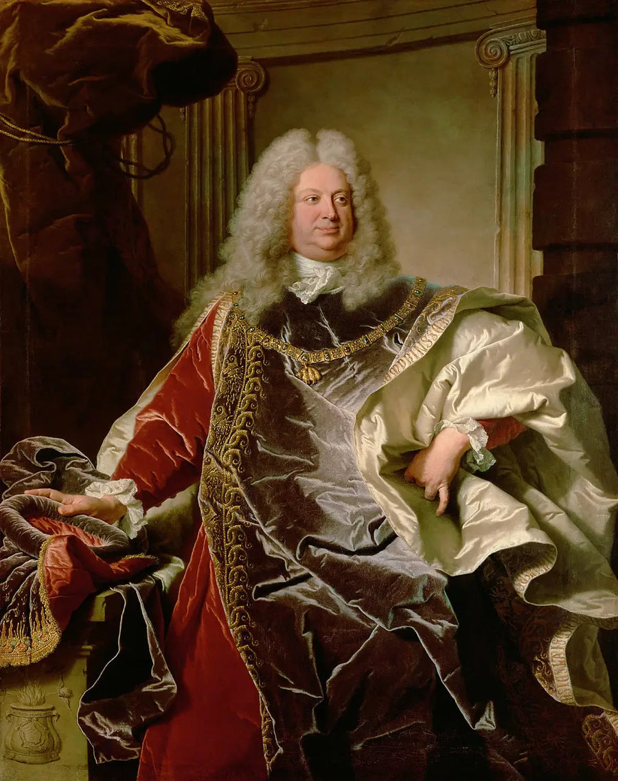 ภาพเหมือนของเคานต์ซินซอนเดอร์ฟ โดย Hyacinthe Rigaud - Hyacinthe Rigaud