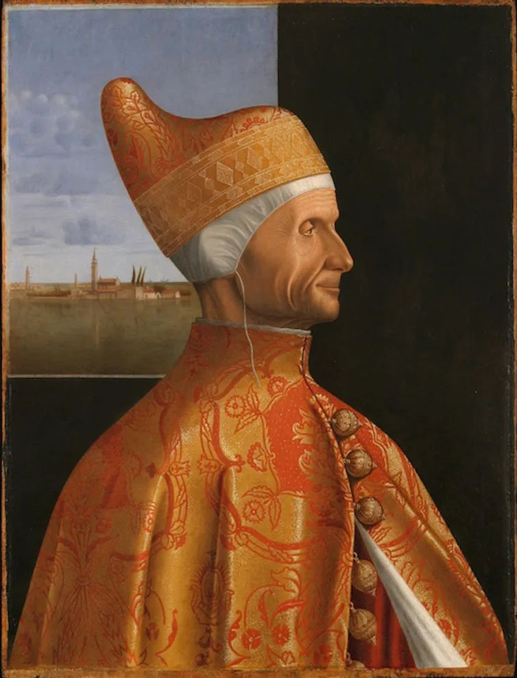 Portrait du Doge Léonard Loredan - Vittore Carpaccio image 1 reproduction artisanale de tableau