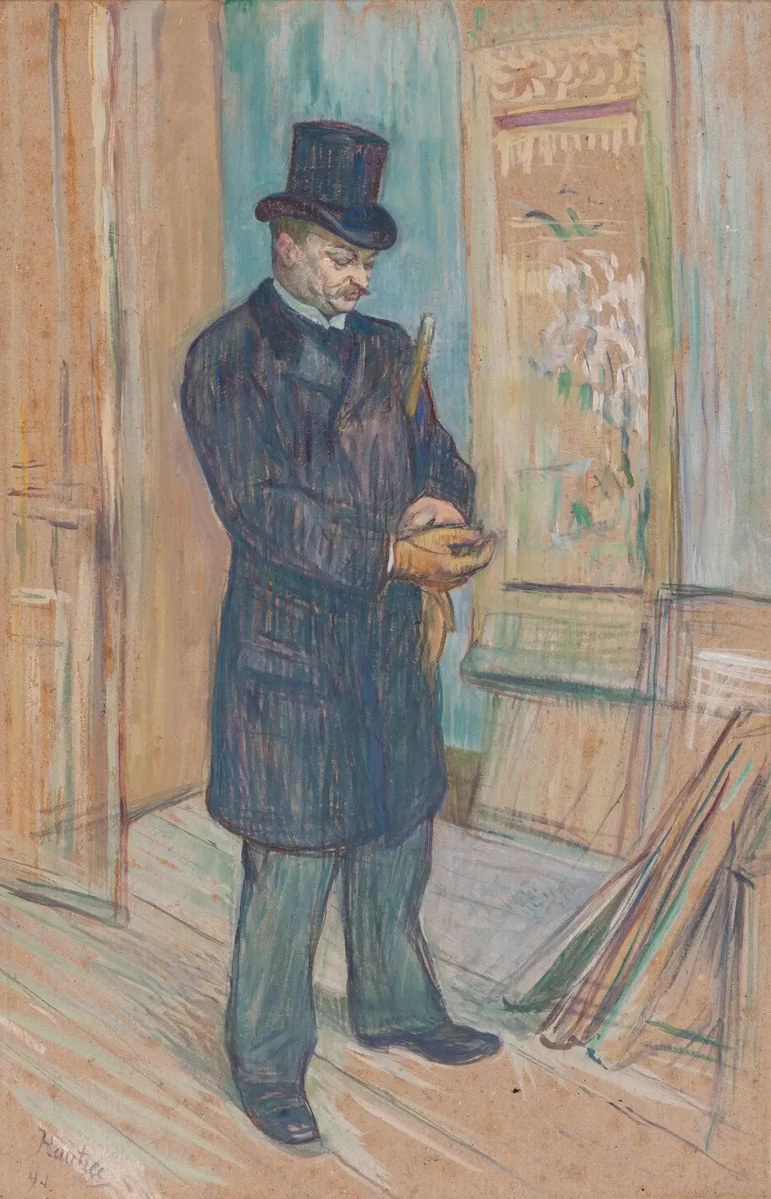 Portrait du Dr Henri Bourges - Henri de Toulouse-Lautrec image 1 reproduction artisanale de tableau