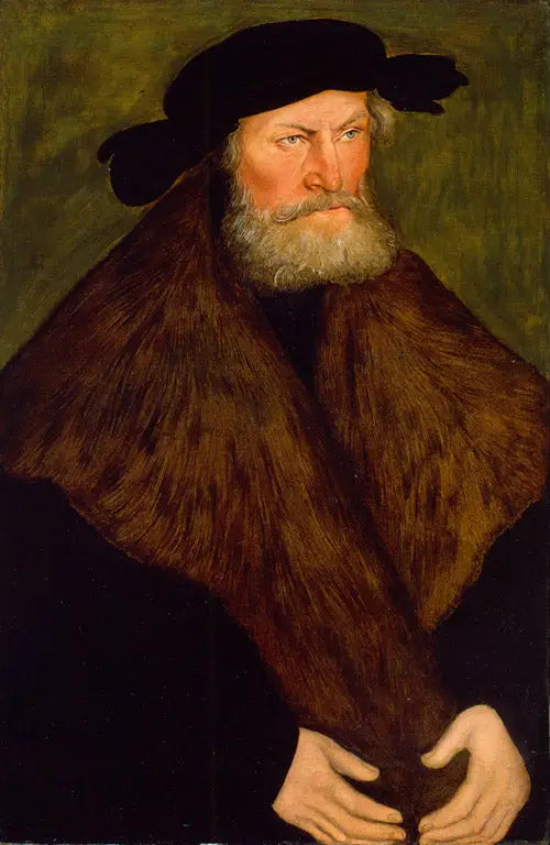 Portrait du duc Henri le Pieux de Saxe - Lucas Cranach the Elder image 1 copie de tableau peinte à la main