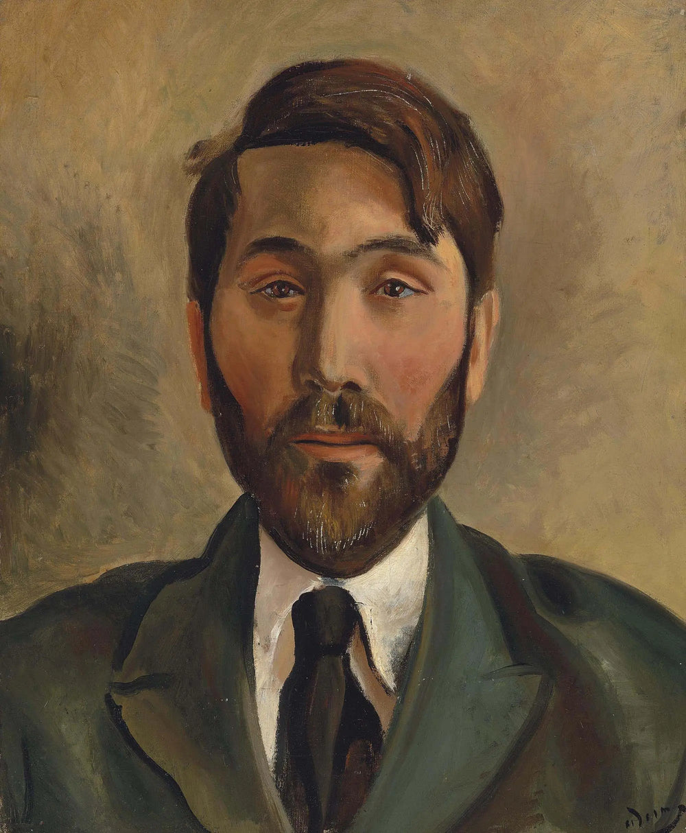 Portrait du marchand Léopold Zborowski - André Derain image 1 copie de tableau peinte à la main