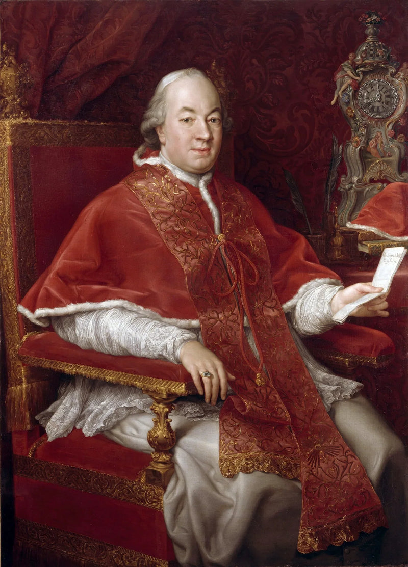 ภาพเหมือนของสมเด็จพระสันตะปาปาเปียที่ 6, จอห์น อังเจโล บราสกี (1717-1799) - โ Pompeo Batoni