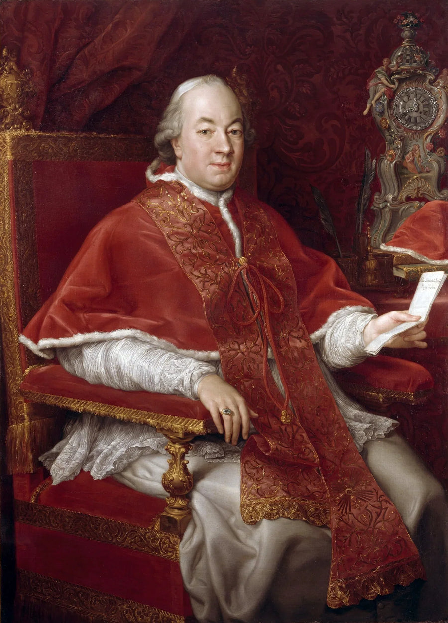 ภาพเหมือนของสมเด็จพระสันตะปาปาเปียที่ 6, จอห์น อังเจโล บราสกี (1717-1799) - โ Pompeo Batoni