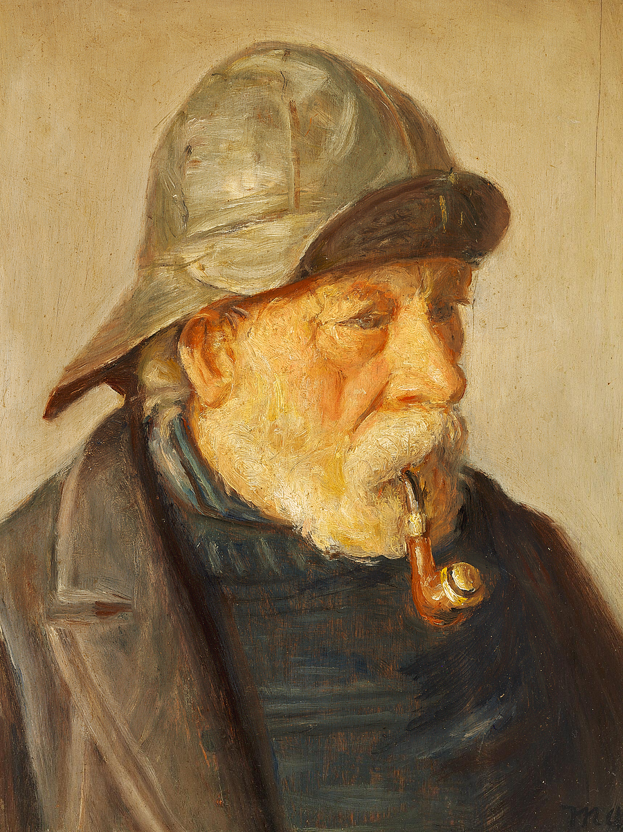 ภาพเหมือนของชาวประมงจากสกาเกน โดย Lars Sorig - Michael Peter Ancher