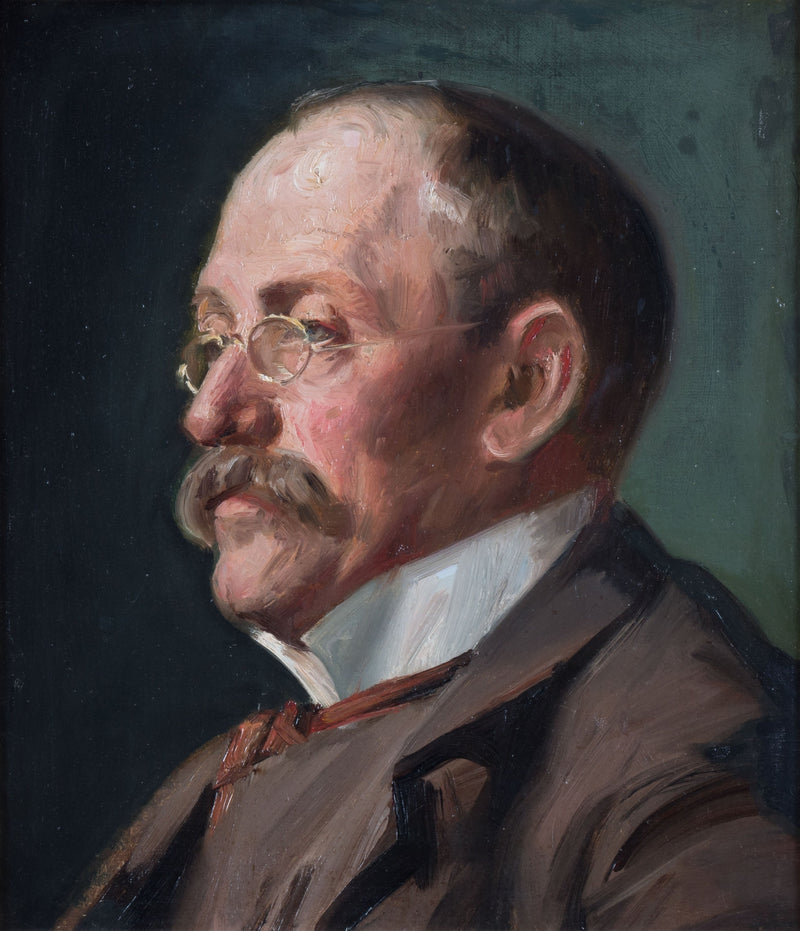 ภาพเหมือนของจิตรกร Eilif Peterssen - Michael Peter Ancher