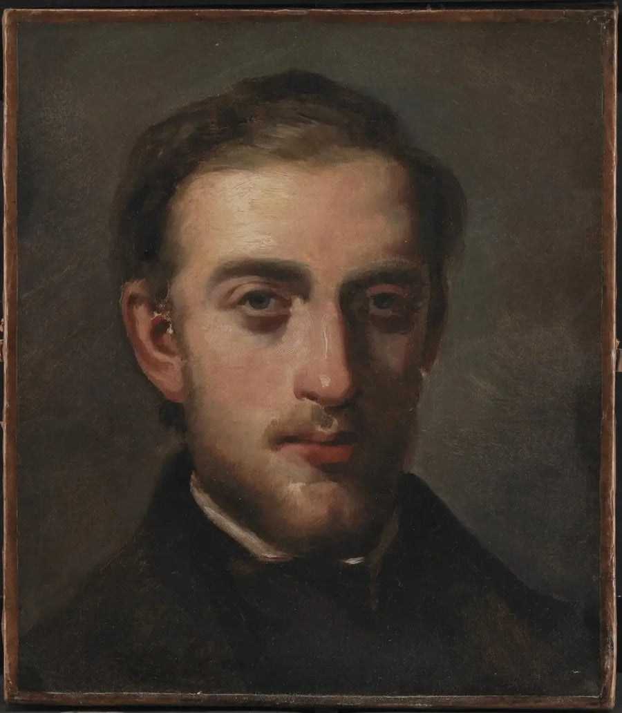 ภาพเหมือนของจิตรกร Fritz Melbye (1826-1869) - Camille Pissarro