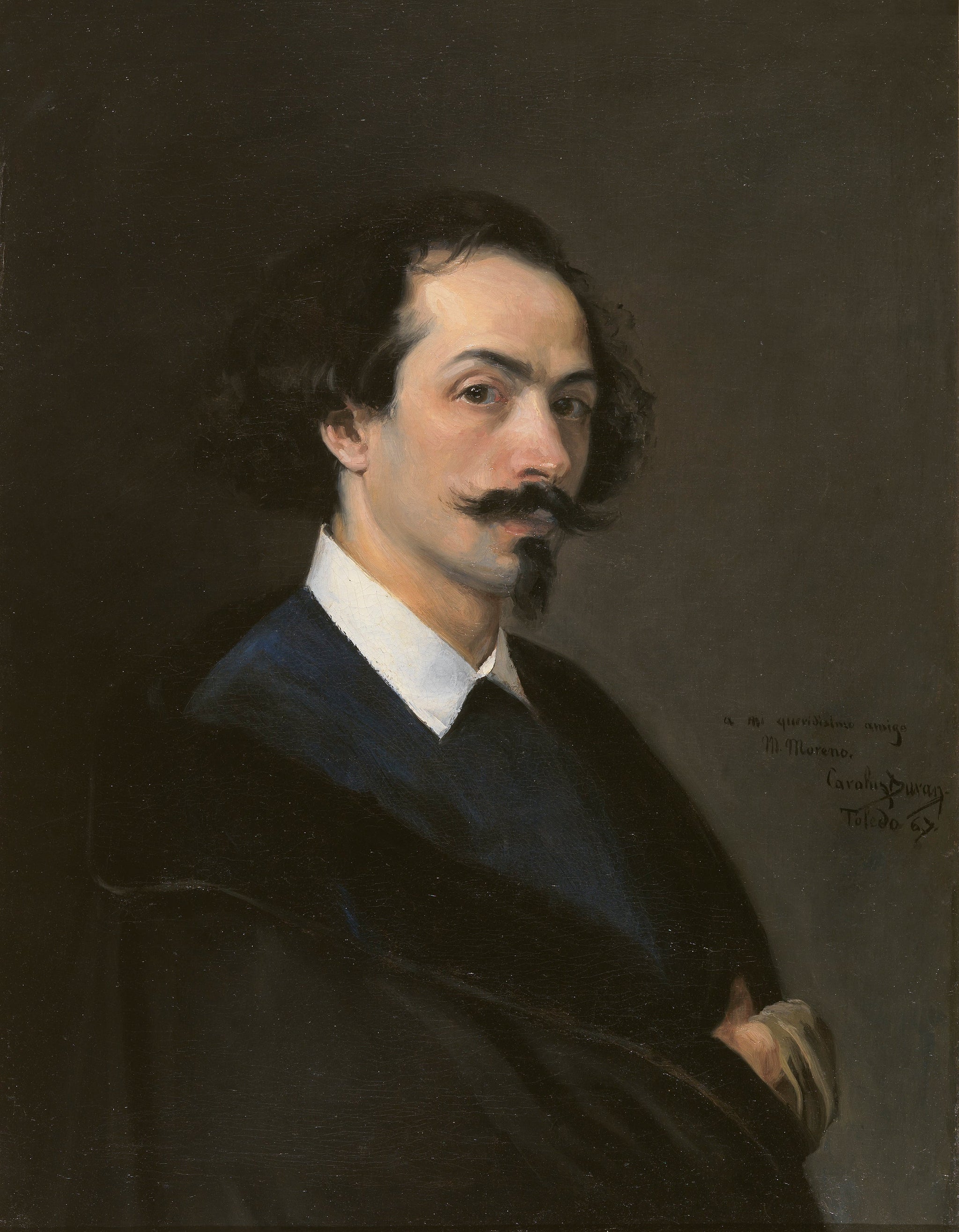 Portrait du peintre Matías Moreno - Carolus-Duran image 1 copie de tableau peinte à la main