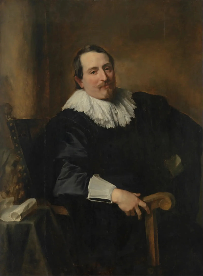 ภาพเหมือนของจิตรกร Theodor Rombouts - Antoine van Dyck